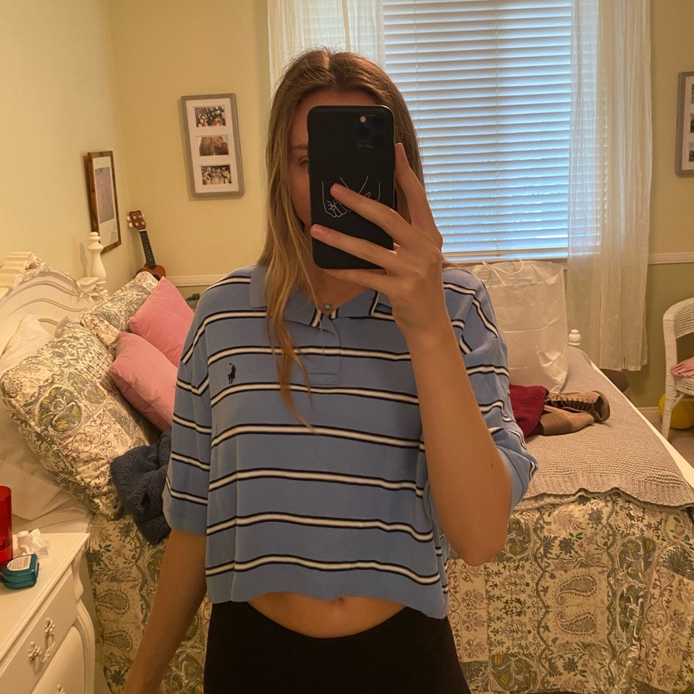 Ralph Lauren cropped polo shirt